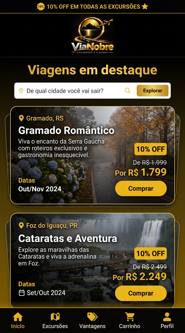 Tela 5 do aplicativo ViaNobre